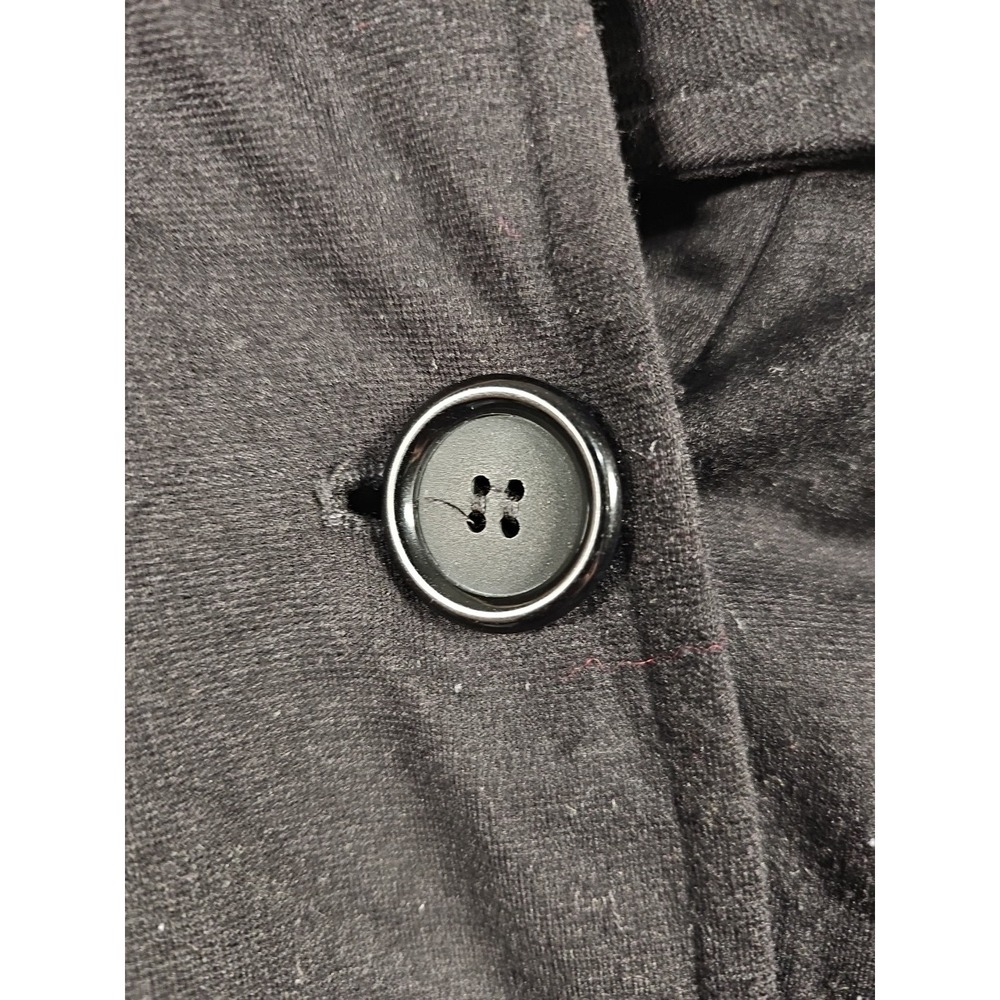 Bailey‎ 44 Jacket Wrap Motorcycle Black 5-Button Faux Leather Women XS - Picture 8 of 9